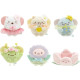 Japan San-X Tenori Plush (SS) 6pcs Set - Sumikko Gurashi : Fairy Flower Garden