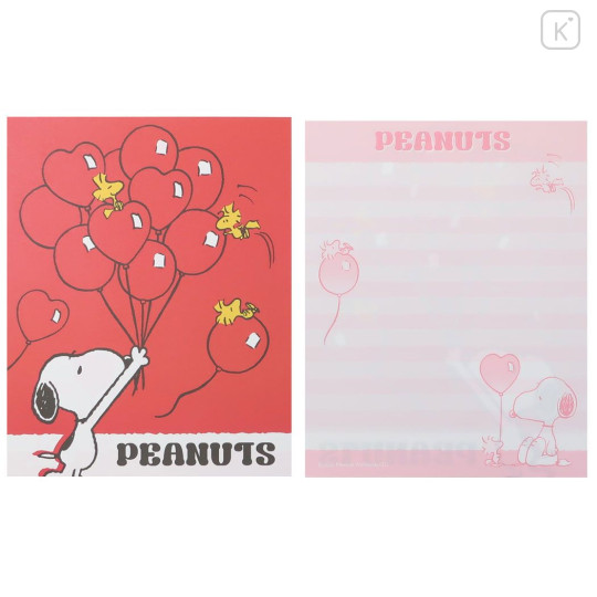 Japan Peanuts Stationery Letter Set - Snoopy / Love and be Happy - 2