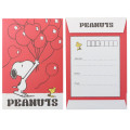 Japan Peanuts Stationery Letter Set - Snoopy / Love and be Happy - 3