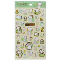 Japan Peanuts Gold Accent Sticker - Snoopy & Friends / Flowers - 1