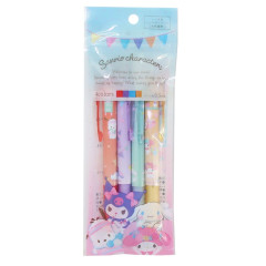 Japan Sanrio Gel Pen 4pcs Set - Mixed Happiness