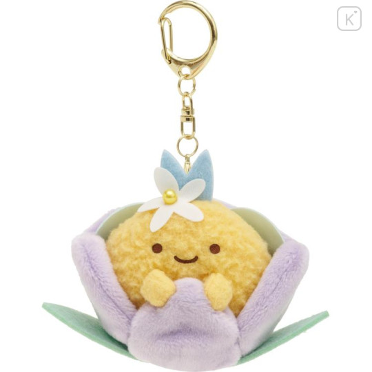 Japan San-X Keychain Plush - Sumikko Gurashi Ajifurai no Shippo / Fairy Flower Garden - 1