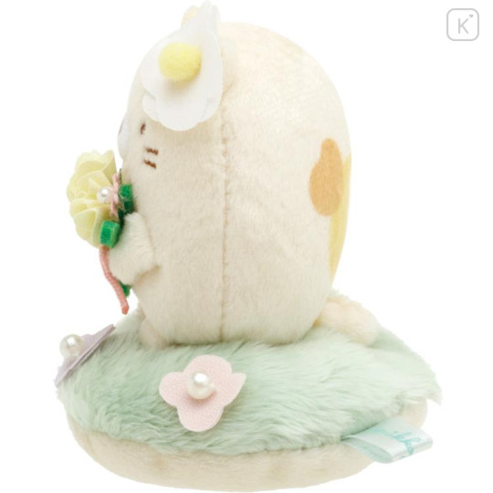 Japan San-X Tenori Plush (SS) - Sumikko Gurashi Neko / Fairy Flower Garden - 2