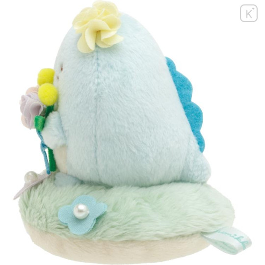 Japan San-X Tenori Plush (SS) - Sumikko Gurashi Tokage / Fairy Flower Garden - 2