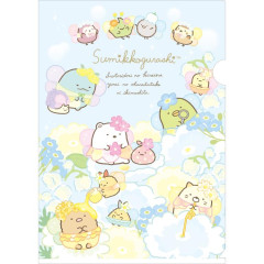Japan San-X A4 Clear Holder - Sumikko Gurashi / Fairy Flower Garden B