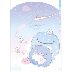 Japan San-X 5 Pocket A4 Index Holder - Jinbesan / Memories of Deep Sea Planetarium