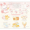 Japan San-X Sheet Sticker - Cotto Llittle Bunny - 3