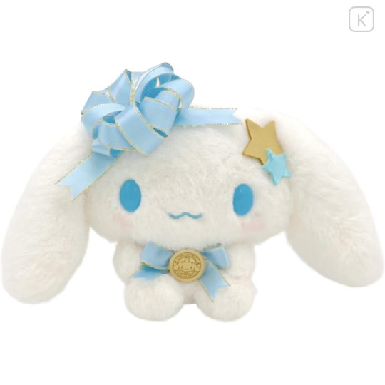 Japan Sanrio Fluffy Plush Toy (S) - Cinnamoroll / Soft Ribbon - 1