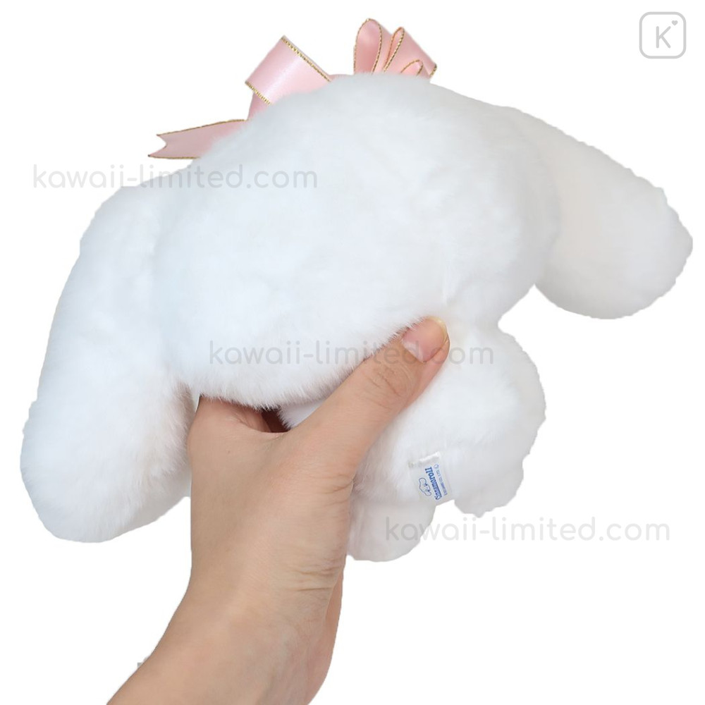 Japan Sanrio Fluffy Plush Toy (S) - Milk / Soft Ribbon