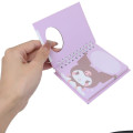 Japan Sanrio Mini Notebook - Kuromi / Expression Purple - 2