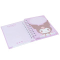 Japan Sanrio Mini Notebook - Kuromi / Expression Purple - 3