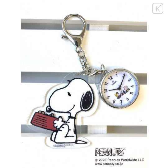 Japan Peanuts Clock & Keychain - Snoopy & Food - 2