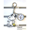 Japan Peanuts Clock & Keychain - Snoopy & Woodstock - 2