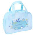Japan Pokemon Boston Bag - Pikachu & Piptup : Blue - 2