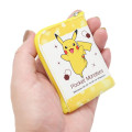 Japan Pokemon Mini Pouch Key Bag with Hook - Pikachu / Smile - 2