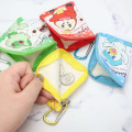 Japan Pokemon Mini Pouch Key Bag with Hook - Pikachu / Smile - 3