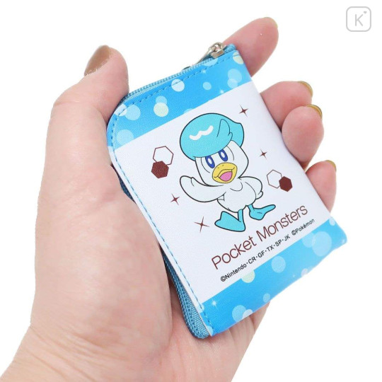 Japan Pokemon Mini Pouch with Carabiner - Quaxly : Happy - 2