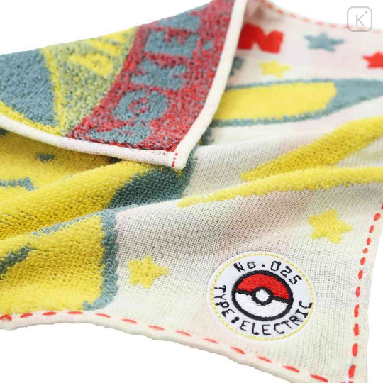 Japan Pokemon Jacquard Wash Towel - Pikachu - 2