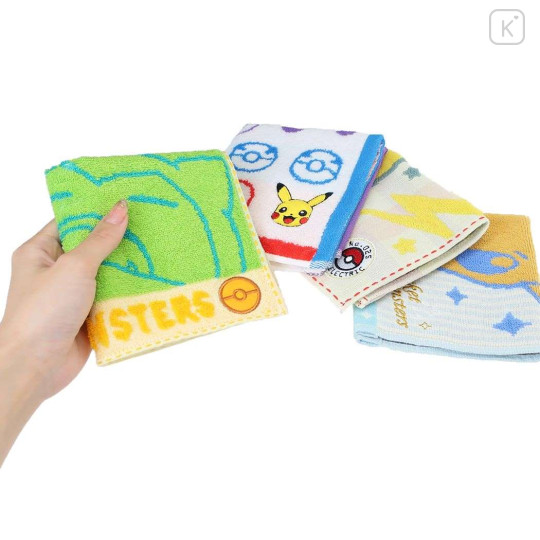 Japan Pokemon Jacquard Wash Towel - Pikachu - 3