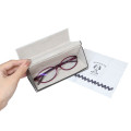 Japan Peanuts Folding Glasses Case & Cloth - Snoopy : White - 2