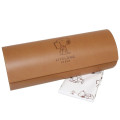 Japan Peanuts Glasses Case & Cloth - Snoopy / Brown - 1