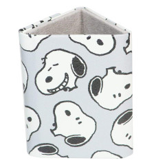 Japan Peanuts Folding Glases Stand / Pen Case - Snoopy / Grey