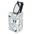 Japan Peanuts Folding Glases Stand / Pen Case - Snoopy / Grey - 2