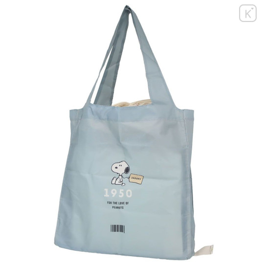 Japan Peanuts Eco Shopping Bag & Bottom Plate - Snoopy : 1950 - 1