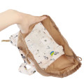 Japan Peanuts Eco Shopping Bag & Bottom Plate - Snoopy / Beige - 3