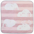 Japan Peanuts Gauze Towel Handkerchief - Snoopy / Pink - 1