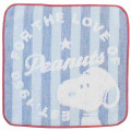 Japan Peanuts Gauze Towel Handkerchief - Snoopy / Blue - 1