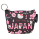 Japan Sanrio Robin Ruth Small Pouch - Hello Kitty / Black & Pink