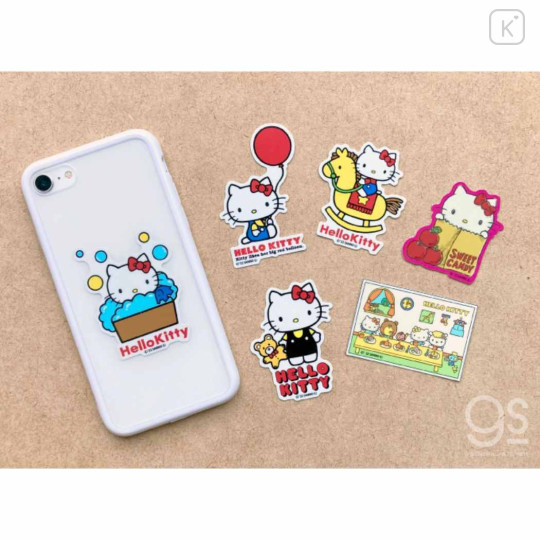 Japan Sanrio Vinyl Sticker - Hello Kitty / Rocking Horse - 2