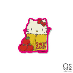 Japan Sanrio Vinyl Sticker - Hello Kitty / Apple
