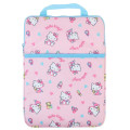 Japan Sanrio Tablet Gadget Multi Case - Hello Kitty / Pink Blue - 1