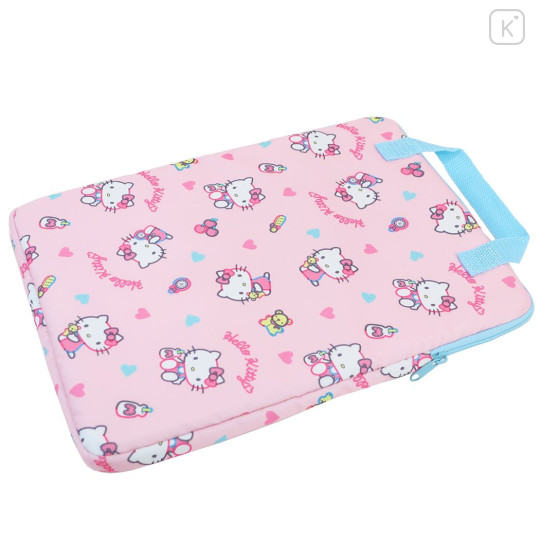 Japan Sanrio Tablet Gadget Multi Case - Hello Kitty / Pink Blue - 2