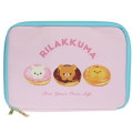 Japan San-X Tablet Gadget Multi Case (M) - Rilakkuma : Donuts Pink - 1
