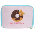 Japan San-X Tablet Gadget Multi Case (M) - Rilakkuma : Donuts Pink - 2