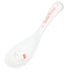 Japan Sanrio Porcelain Spoon - Hello Kitty / Heart