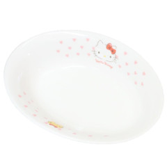 Japan Sanrio Porcelain Curry Plate - Hello Kitty / Heart