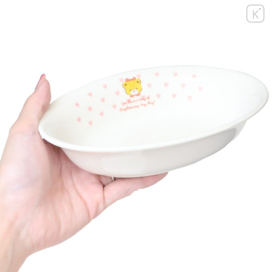 Japan Sanrio Porcelain Curry Plate - Hello Kitty / Heart - 2