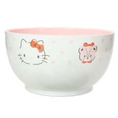 Japan Sanrio Soup Bowl (S) - Hello Kitty / Heart