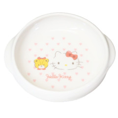 Japan Sanrio Porcelain Baby Scooping Bowl - Hello Kitty / Heart