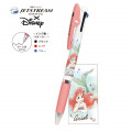 Japan Disney Jetstream 3 Color Multi Ball Pen - Little Mermaid Ariel Cherry Pink - 1