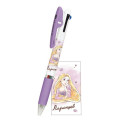 Japan Disney Jetstream 3 Color Multi Ballpoint Pen - Rapunzel Purple - 1