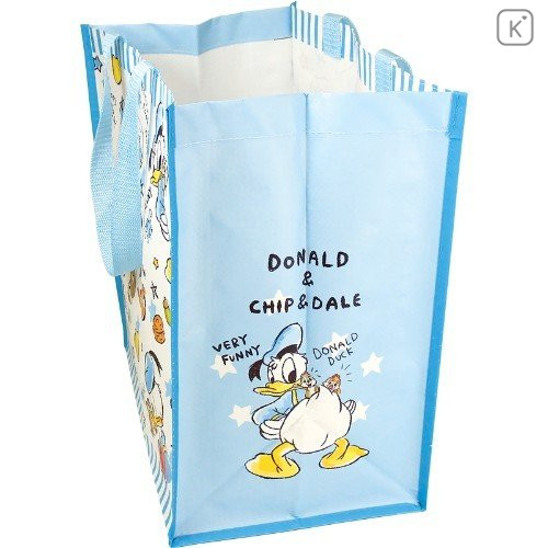 Japan Disney Shopping Tote Bag - Donald Duck Blue - 2