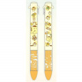 Japan Sanrio Two Color Mimi Pen - Pompompurin with Earrings - 2