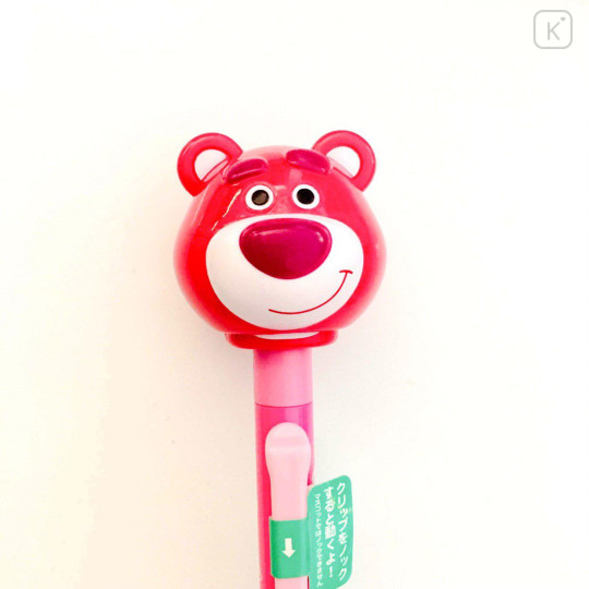 Japan Disney Store Funny Ball Pen - Lotso Bear & Movable Body - 4