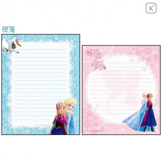 Japan Disney Frozen Letter Set - Elsa & Anna - 2