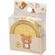 Japan San-X Washi Masking Tape - Rilakkuma Bear White Stripe